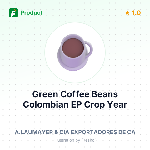 Green Coffee Beans, Colombian EP Crop Year 2024/2025 – summary card, no photo uploaded yet