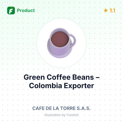 Green Coffee Beans – summary card, no photo uploaded yet