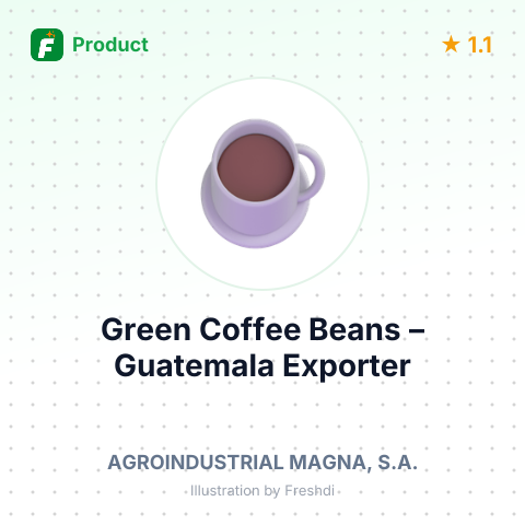 Green Coffee Beans – summary card, no photo uploaded yet
