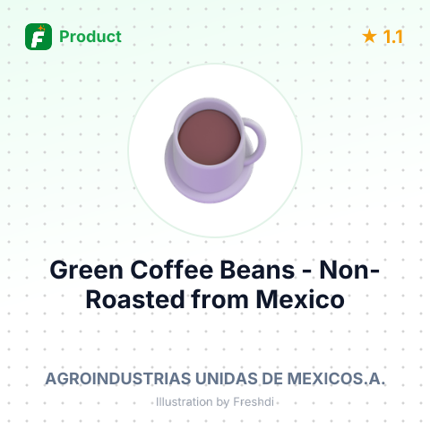 Green Coffee Beans - Non-Roasted – summary card, no photo uploaded yet