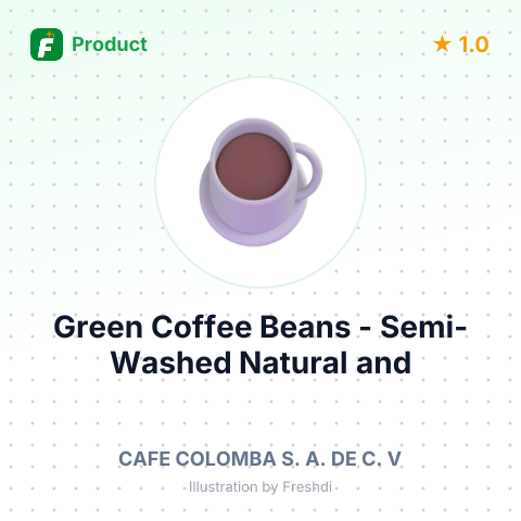 Green Coffee Beans - Semi-Washed, Natural, and Washed Varieties – summary card, no photo uploaded yet