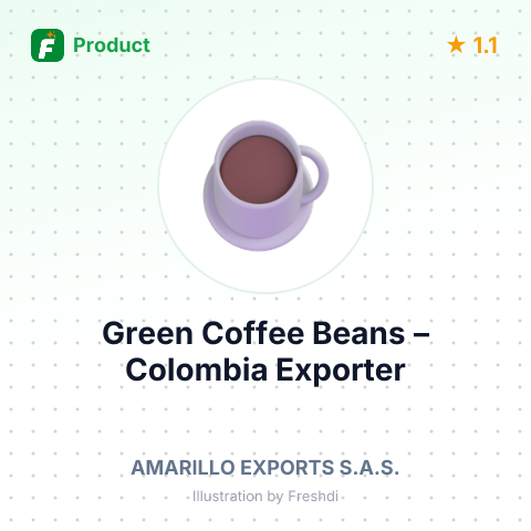 Green Coffee Beans – summary card, no photo uploaded yet