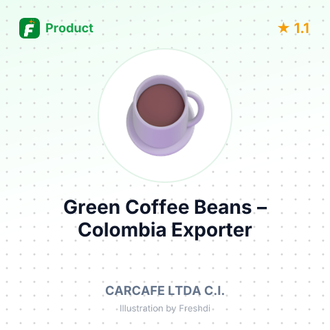 Green Coffee Beans – summary card, no photo uploaded yet
