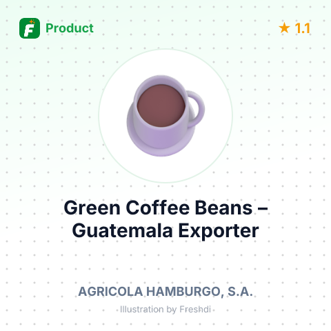 Green Coffee Beans – summary card, no photo uploaded yet