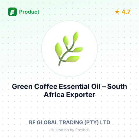 Green Coffee Essential Oil – summary card, no photo uploaded yet