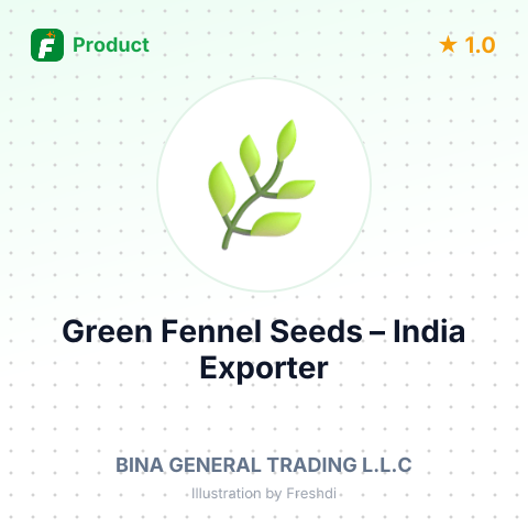 Green Fennel Seeds – summary card, no photo uploaded yet