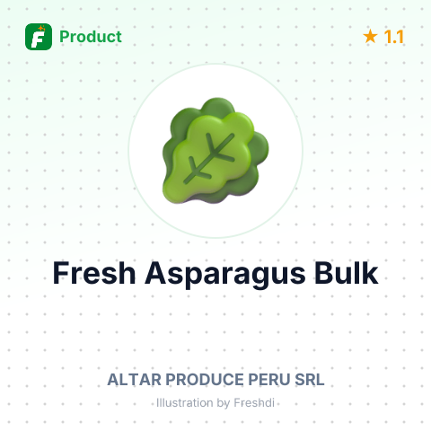 Green Fresh Asparagus – summary card, no photo uploaded yet