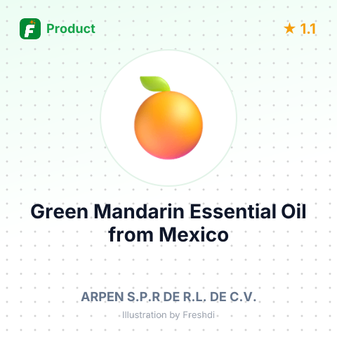 Green Mandarin Essential Oil – summary card, no photo uploaded yet