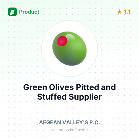 Green Olives Pitted and Stuffed – summary card, no photo uploaded yet