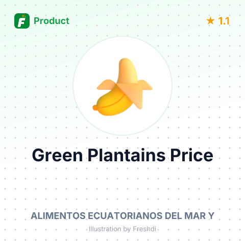Green Plantains – summary card, no photo uploaded yet