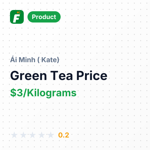 Green Tea – summary card, no photo uploaded yet