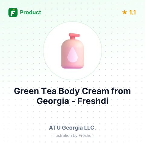 Green Tea Body Cream – summary card, no photo uploaded yet