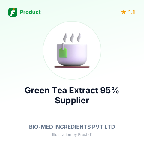Green Tea Extract 95% – summary card, no photo uploaded yet