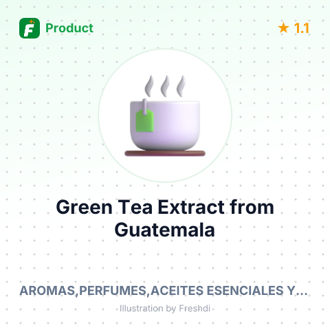 Green Tea Extract – summary card, no photo uploaded yet