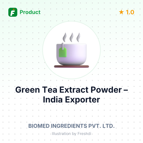 Green Tea Extract Powder – summary card, no photo uploaded yet