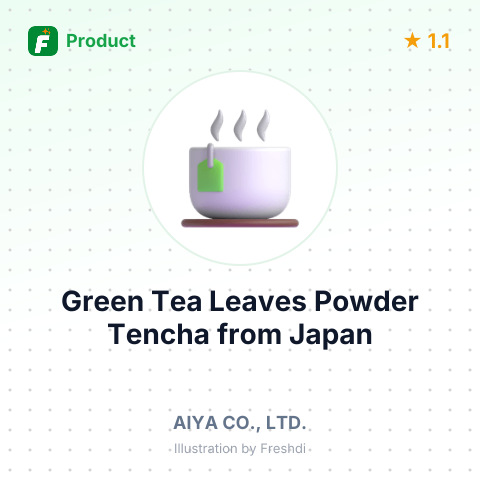 Green Tea Leaves Powder Tencha – summary card, no photo uploaded yet