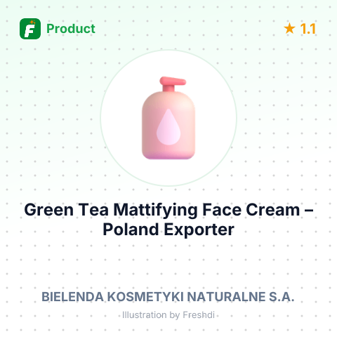 Green Tea Mattifying Face Cream – summary card, no photo uploaded yet