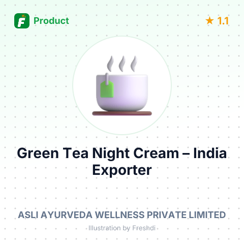 Green Tea Night Cream – summary card, no photo uploaded yet