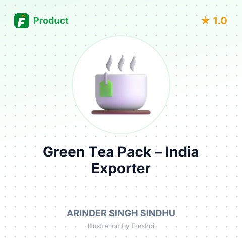 Green Tea Pack – summary card, no photo uploaded yet