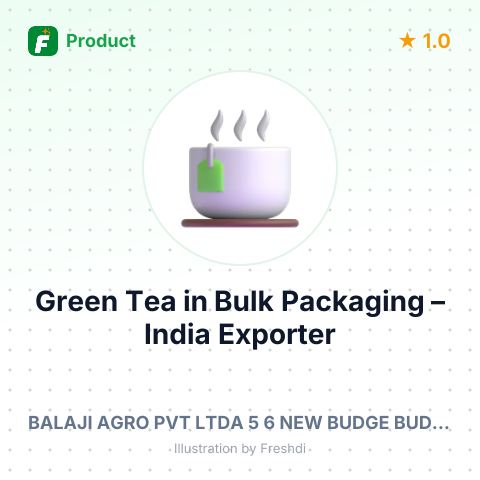Green Tea in Bulk Packaging – summary card, no photo uploaded yet