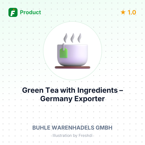 Green Tea with Ingredients – summary card, no photo uploaded yet