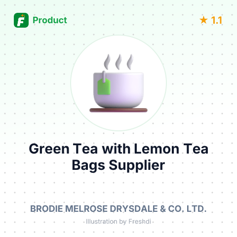 Green Tea with Lemon Tea Bags – summary card, no photo uploaded yet