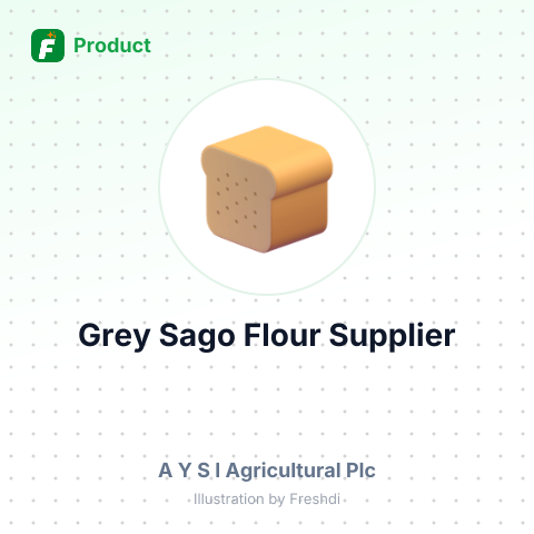 Grey Sago Flour – summary card, no photo uploaded yet