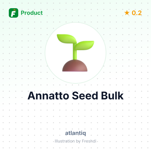 Ground Annatto Seed (Achiote) – summary card, no photo uploaded yet