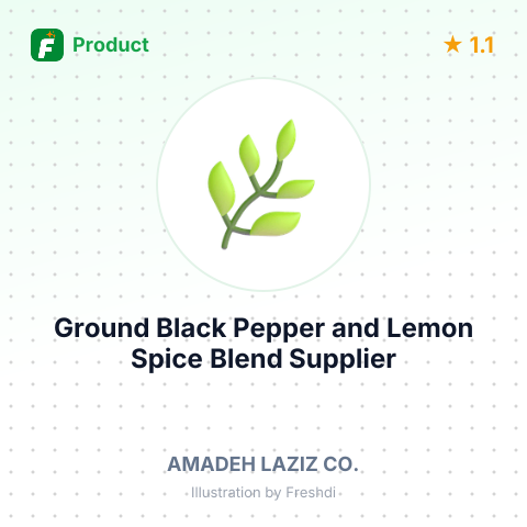 Ground Black Pepper and Lemon Spice Blend – summary card, no photo uploaded yet
