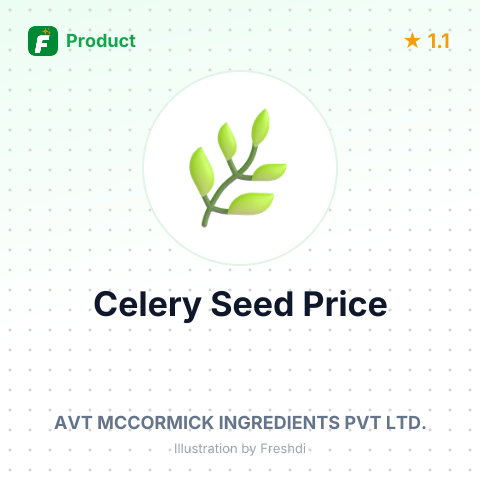 Ground Celery Seed – summary card, no photo uploaded yet