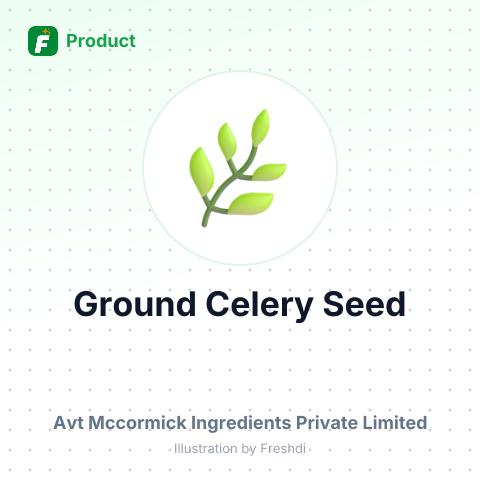 Ground Celery Seed – summary card, no photo uploaded yet