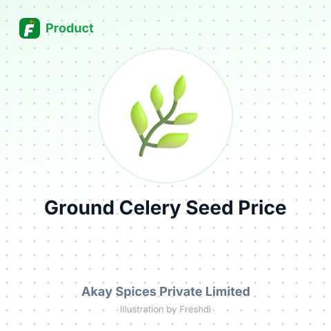 Ground Celery Seed – summary card, no photo uploaded yet