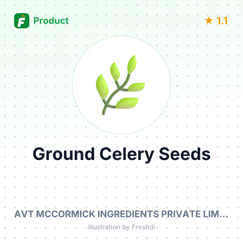 Ground Celery Seeds – summary card, no photo uploaded yet