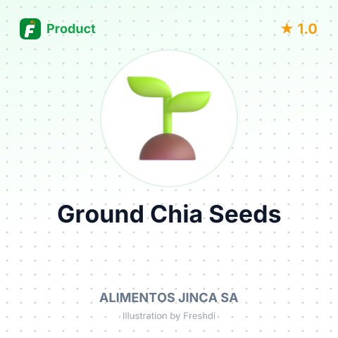 Ground Chia Seeds – summary card, no photo uploaded yet