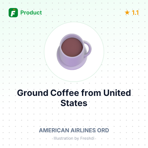 Ground Coffee – summary card, no photo uploaded yet