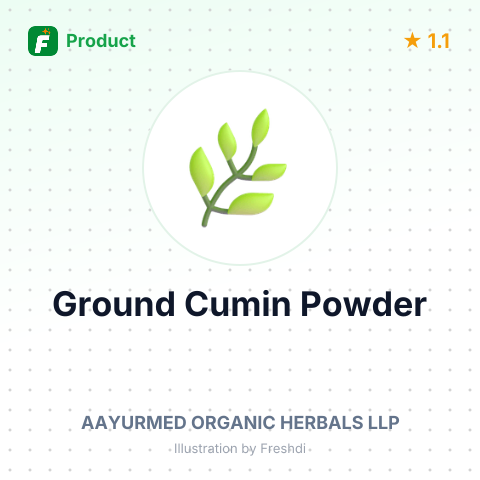 Ground Cumin Powder – summary card, no photo uploaded yet