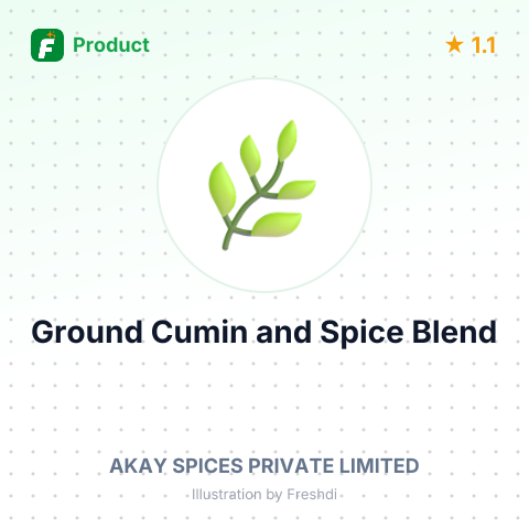 Ground Cumin and Spice Blend – summary card, no photo uploaded yet
