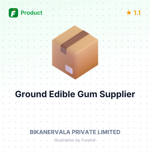 Ground Edible Gum – summary card, no photo uploaded yet