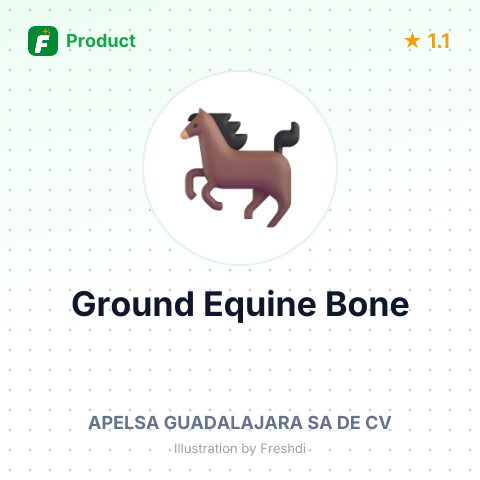 Ground Equine Bone – summary card, no photo uploaded yet