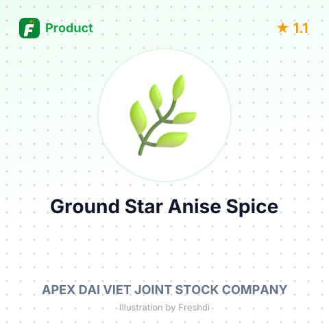 Ground Star Anise Spice – summary card, no photo uploaded yet