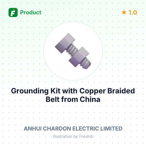 Grounding Kit with Copper Braided Belt – summary card, no photo uploaded yet