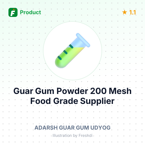 Guar Gum Powder 200 Mesh Food Grade – summary card, no photo uploaded yet