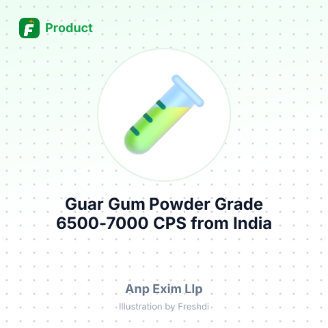 Guar Gum Powder Grade 6500-7000 CPS – summary card, no photo uploaded yet