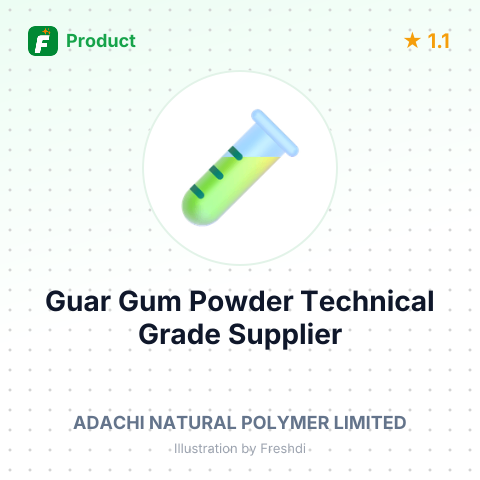 Guar Gum Powder, Technical Grade – summary card, no photo uploaded yet