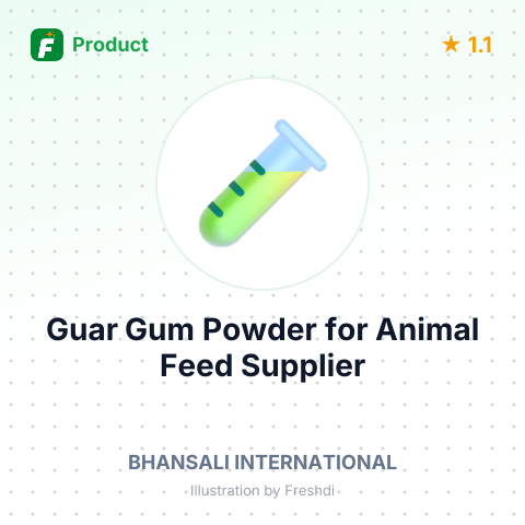 Guar Gum Powder for Animal Feed – summary card, no photo uploaded yet