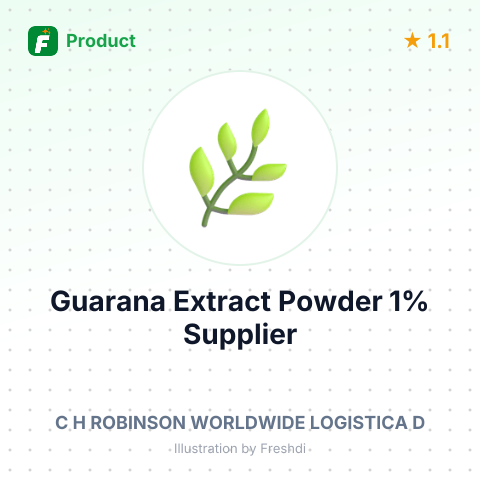 Guarana Extract Powder 1% – summary card, no photo uploaded yet