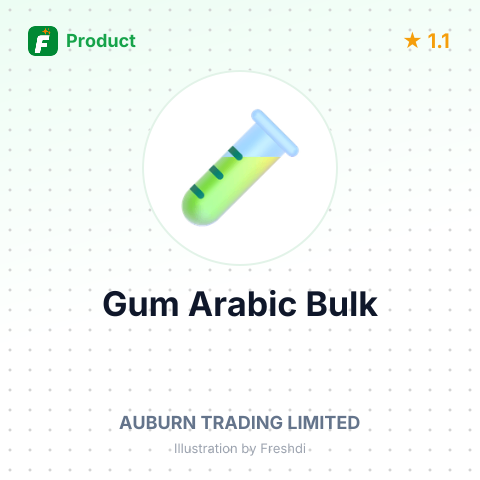 Gum Arabic (Acacia Gum) – summary card, no photo uploaded yet