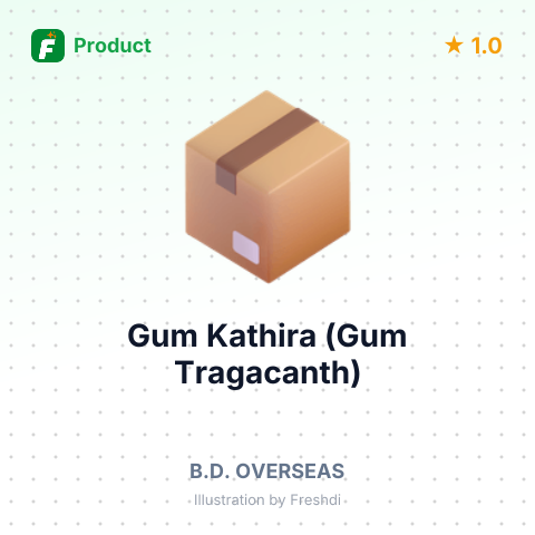 Gum Kathira (Gum Tragacanth) – summary card, no photo uploaded yet