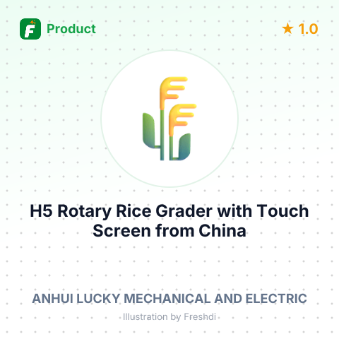 H5 Rotary Rice Grader with Touch Screen – summary card, no photo uploaded yet