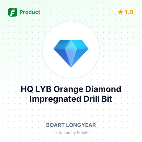 HQ LYB Orange Diamond Impregnated Drill Bit – summary card, no photo uploaded yet